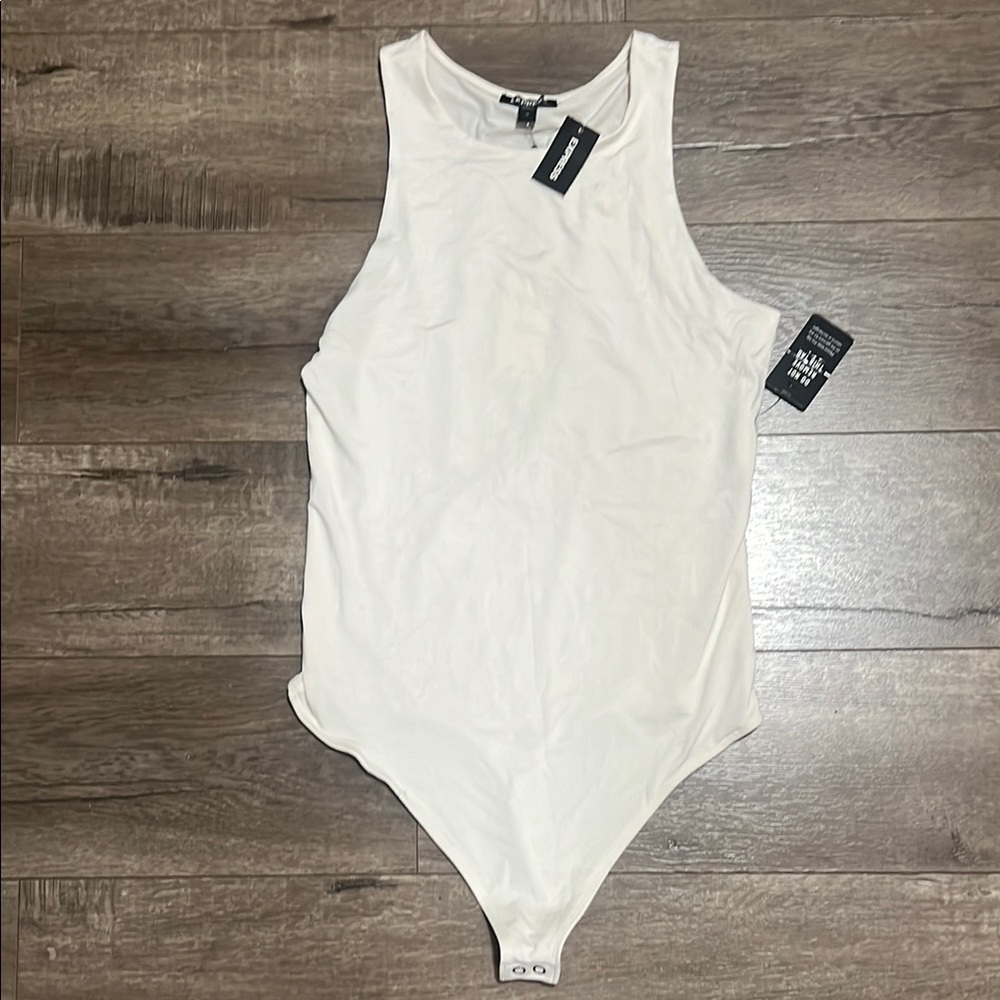 Cream Thong Bodysuit